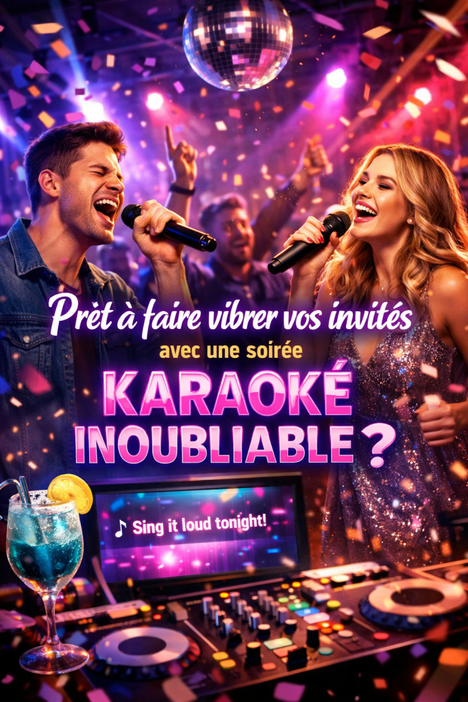 Prêt à faire vibrer vos invités avec une soirée karaoké inoubliable ?