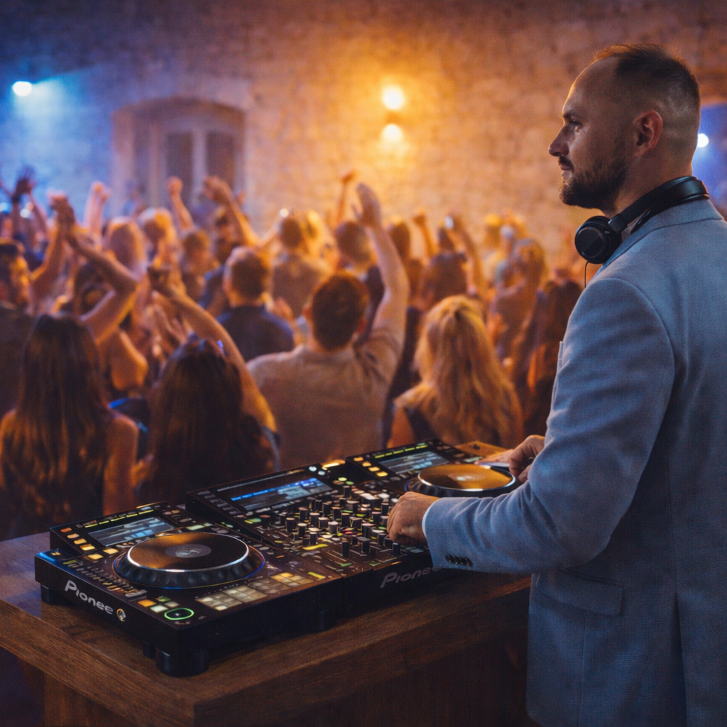 Un vrai DJ mariage ou DJ événementiel ne passait pas de la musique. Il créait des souvenirs.